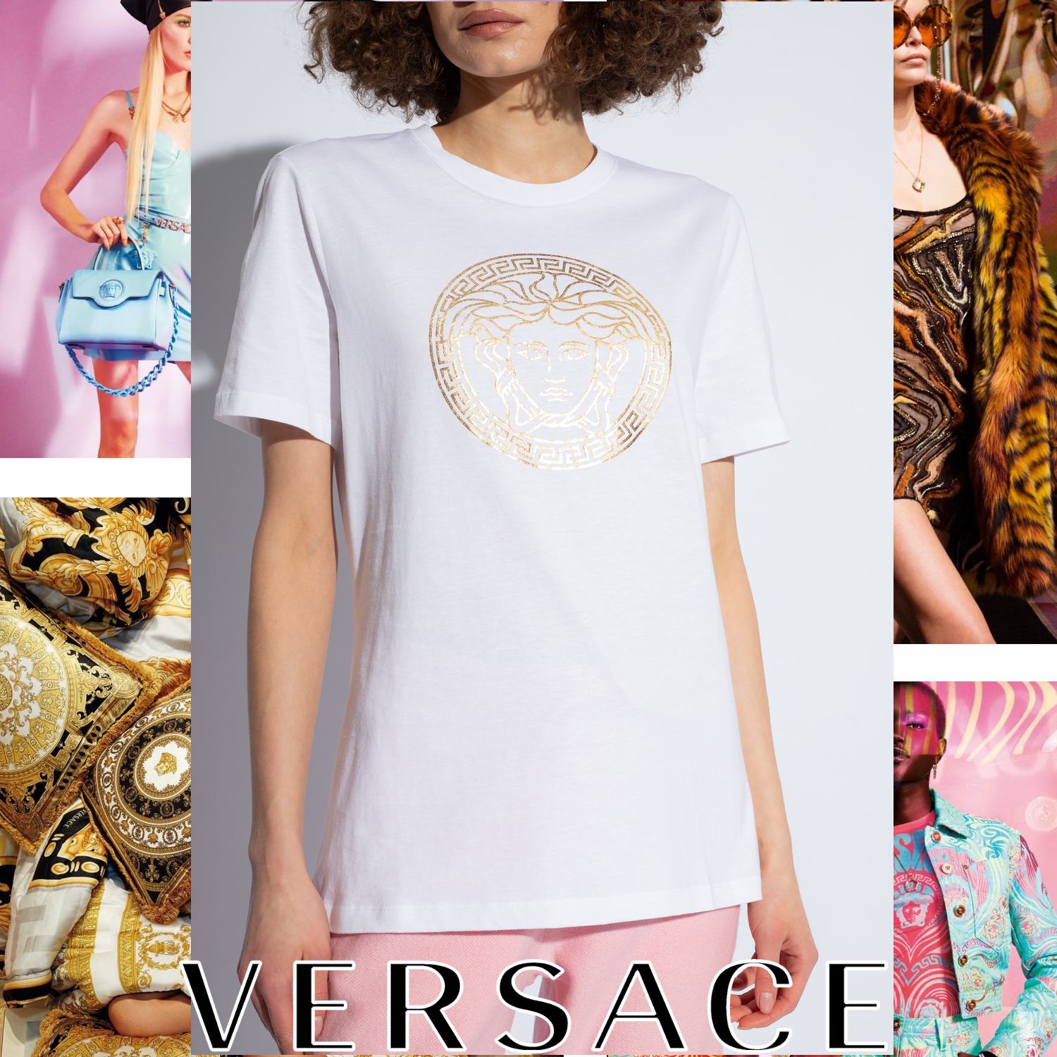 VERSACE メドゥーサ Tシャツ ホワイト