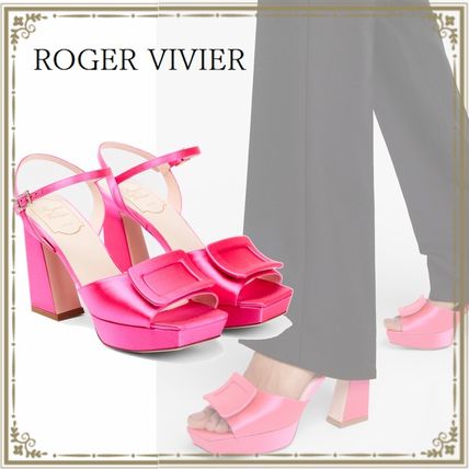 芸能人愛用アイテム特集 ピンク系 Roger サンダル・ミュール Vivier(ロジェ・ヴィヴィエ) 靴