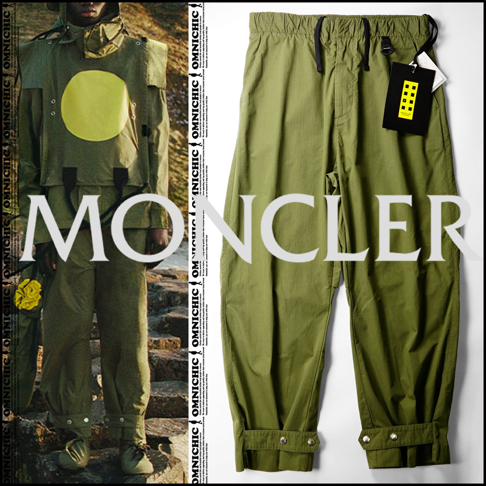 MONCLER モンクレールジーニアスクレイググリーンジョガーパンツ