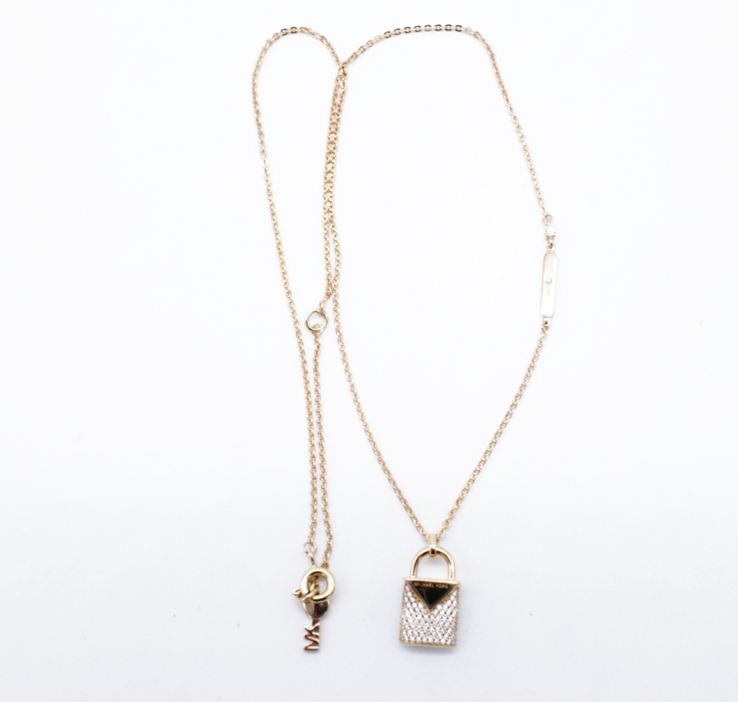 マイケルコース レディースネックレスローズゴールドMKCNK149AST