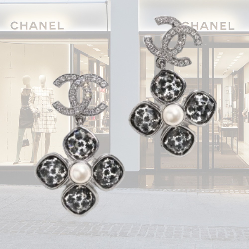 【CHANEL】 【シャネル】 花 シャネルマーク