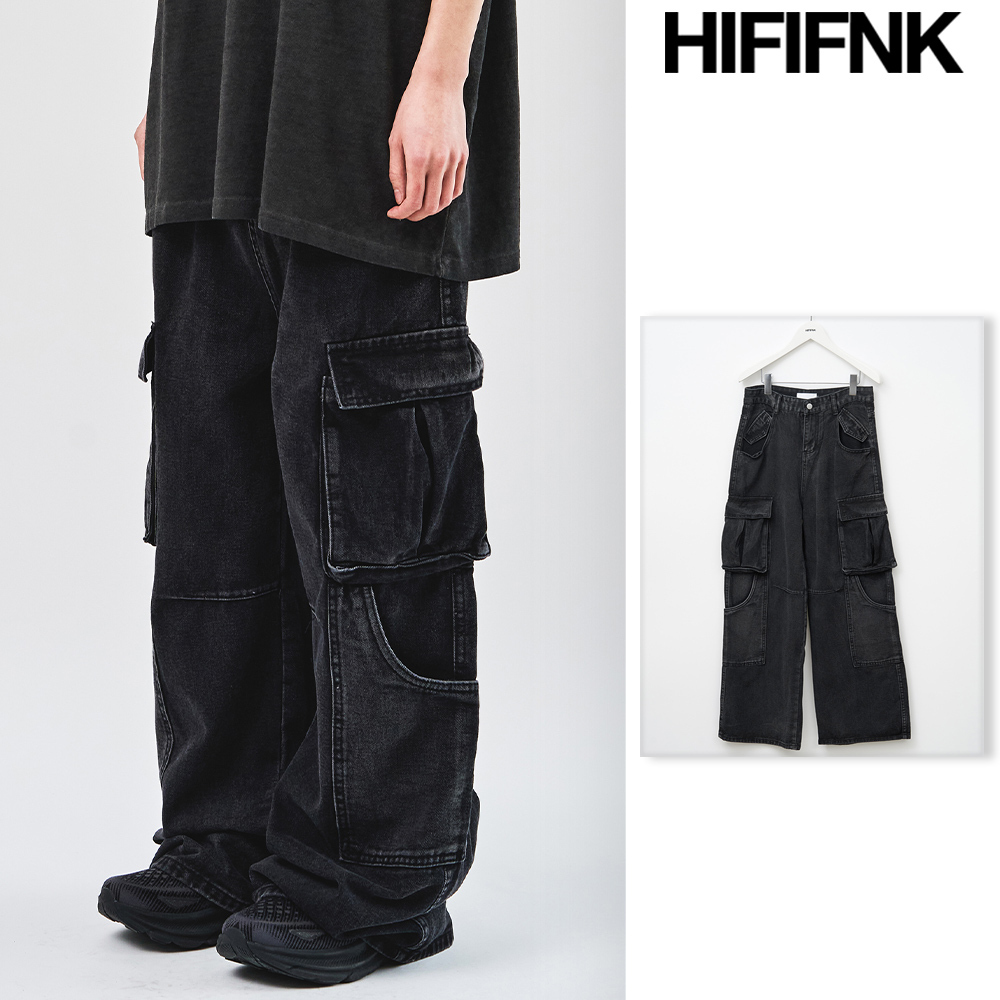 【HI FI FNK】Wavy Cargo Denim
