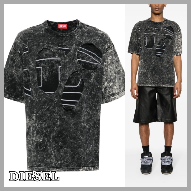 【DIESEL】T-Boxt Peelovalディストレスト T シャツ（送料無料）