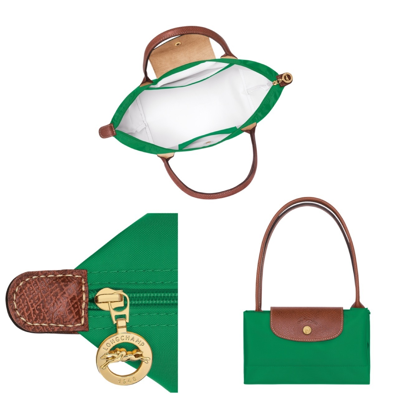 新色*大人気♡Longchamp*プリアージュ vert 緑*肩掛け*S