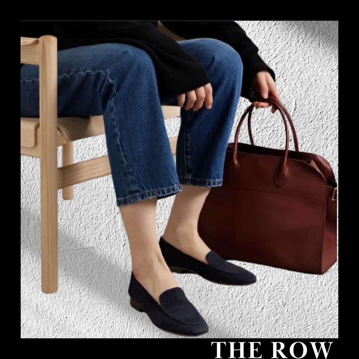 ＊送料・関税込み＊THE ROW Sophie スエード ローファーブラック