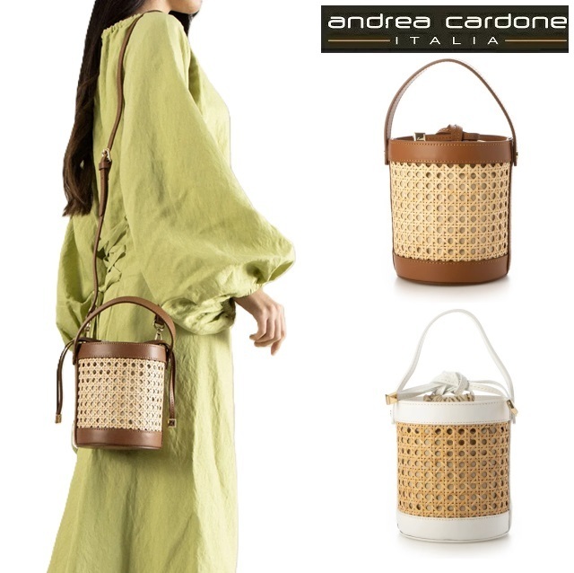 【即納】Andrea Cardone アンドレアカルドネ カゴバッグ 1578