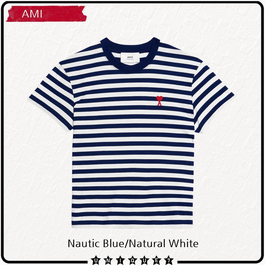 Tシャツ・カットソー AMI de Coeur Striped T-Shirt