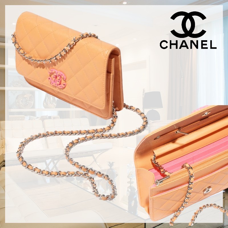 【24C☆入手困難】 CHANEL チェーンウォレット