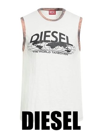 関税負担なし◆DIESEL◆メッシュ ノースリーブフーディー ロゴ ノースリーブ DIESEL(ディーゼル) メンズ - 海外通販のBUYMA