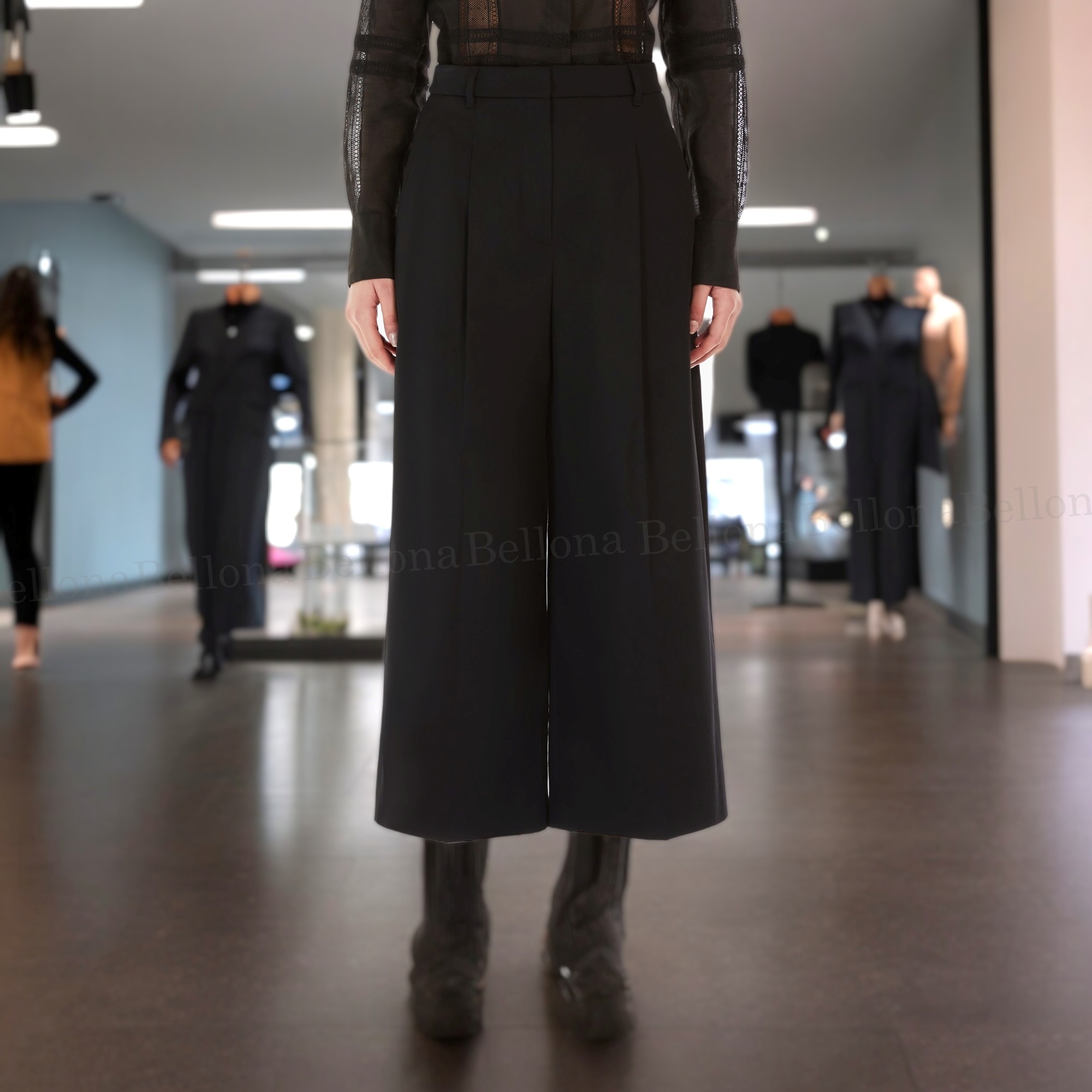 日本未入荷♪Max Mara Studio レンボ クロップド パンツ LEMBO