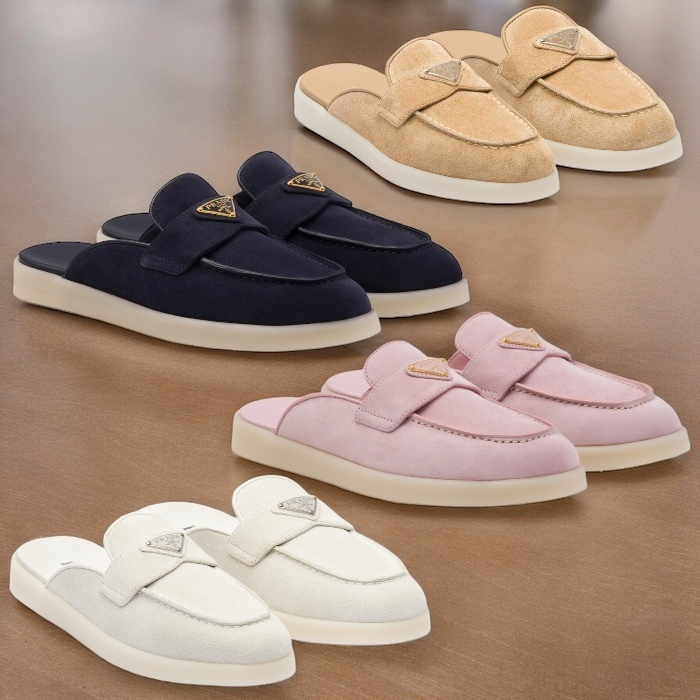 ☆PRADA☆プラダ タルクスエードミュール