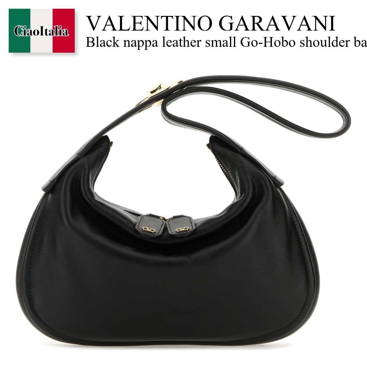 ショルダーバッグ・ポシェット Valentino Garavani Leather Small Go-Hobo Shoulder Bag