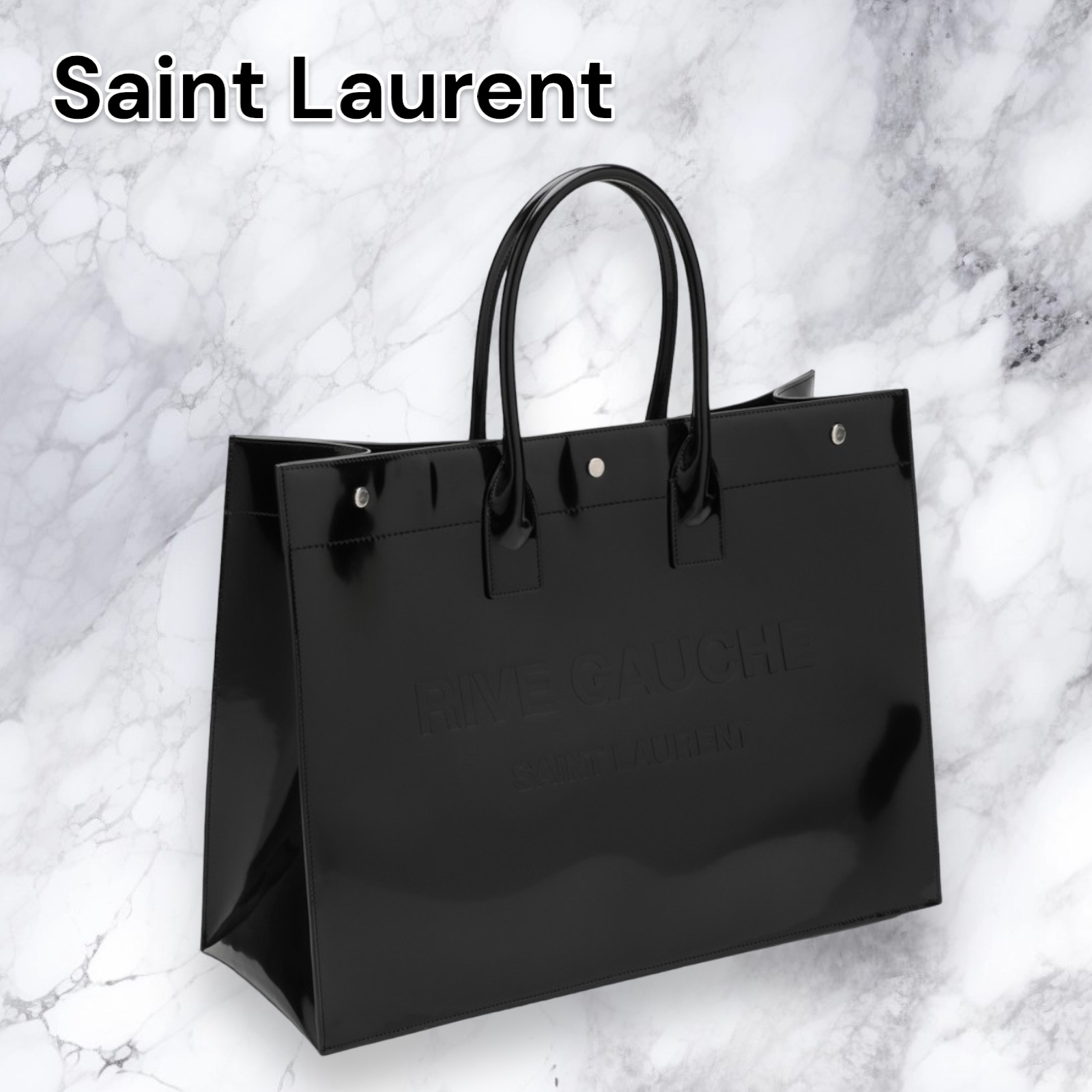 Saint Laurent★パテントレザー バッグ ラージ