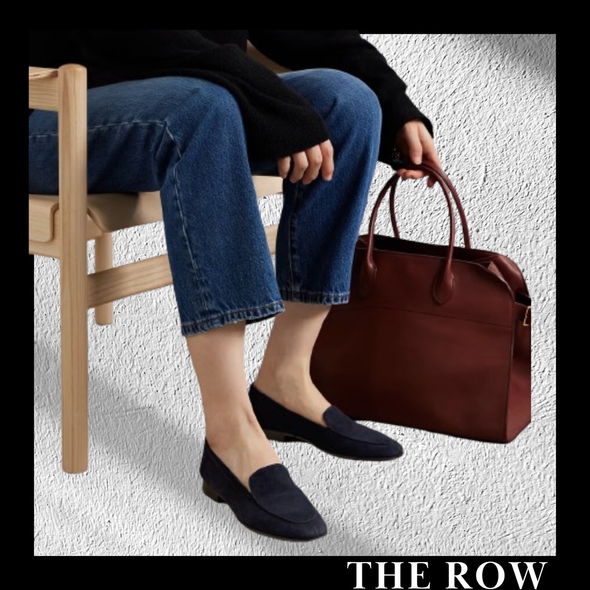 ＊送料・関税込み＊THE ROW Sophieスエード ローファー ネイビー