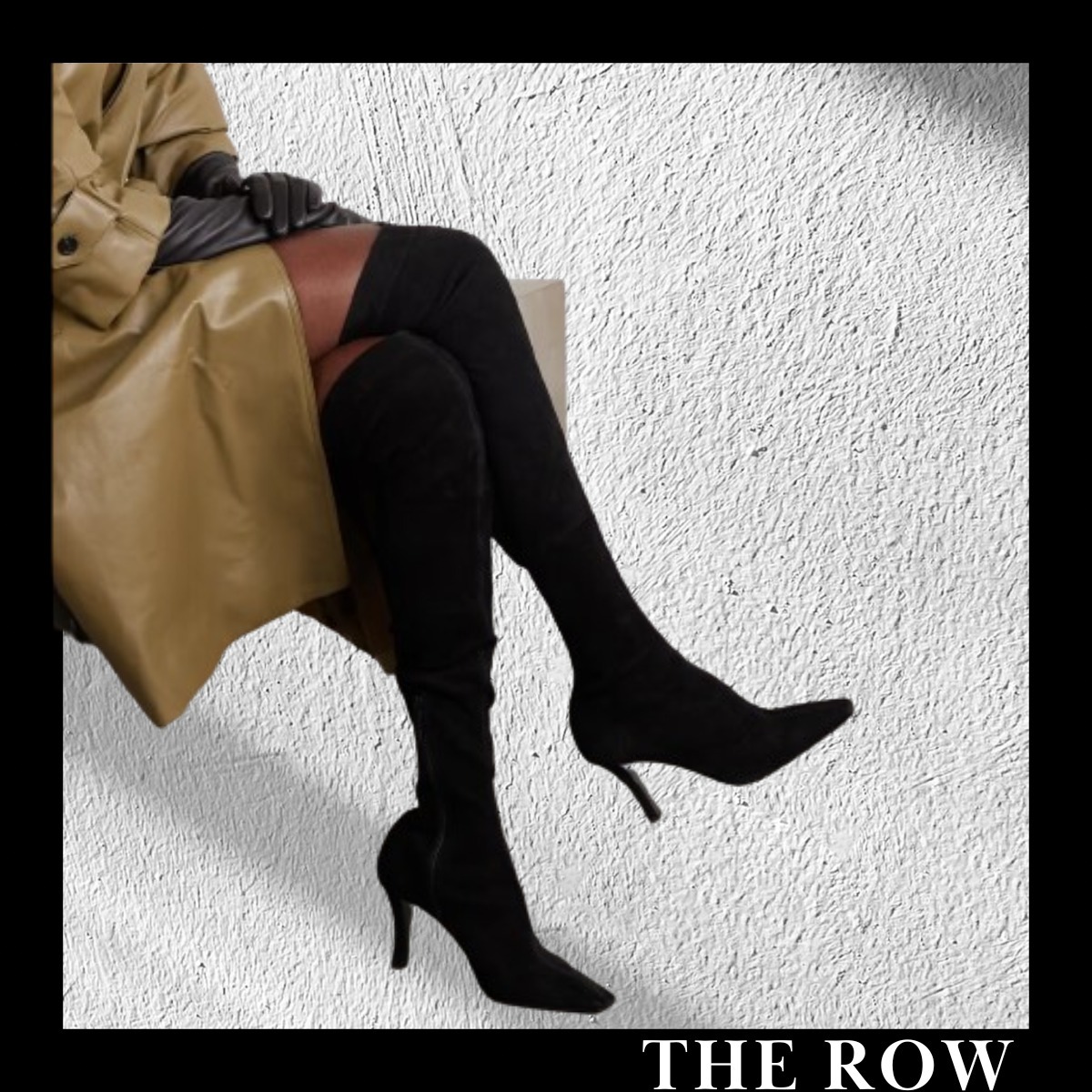 ＊送料・関税込み＊THE ROW Annette スエード サイハイブーツ