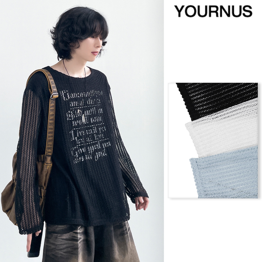 【YOURNUS】Geuruji Net Long Sleeve