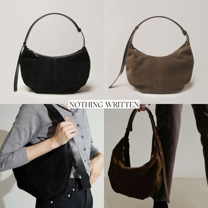 割引発見 BROWN LEATHER SHOULDER BAG NOTHING WRITTEN(ナッシング バッグ