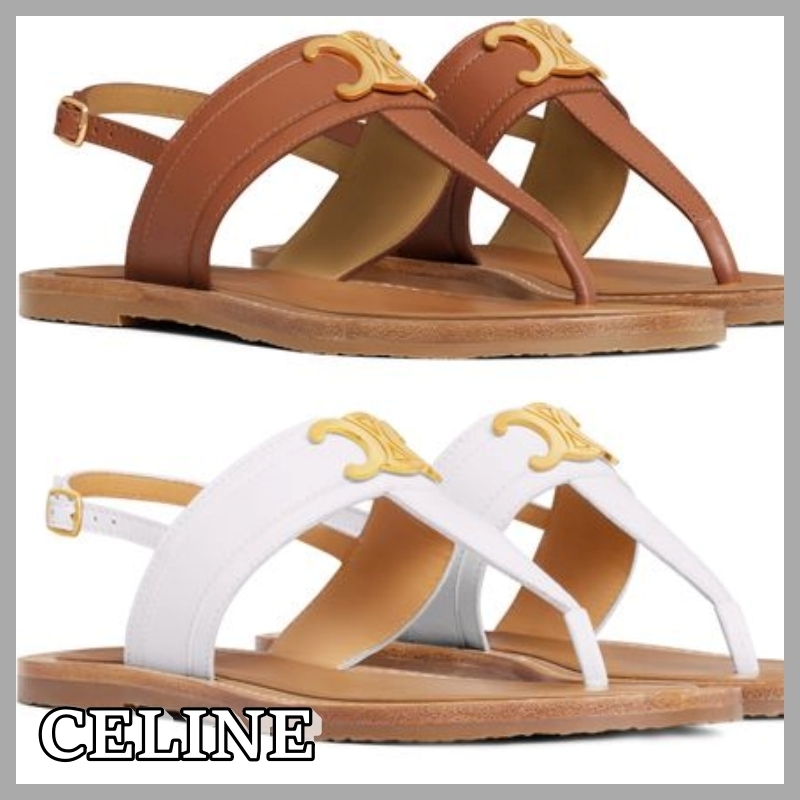 【CELINE】リンピア トリオンフ サンダル カーフスキン