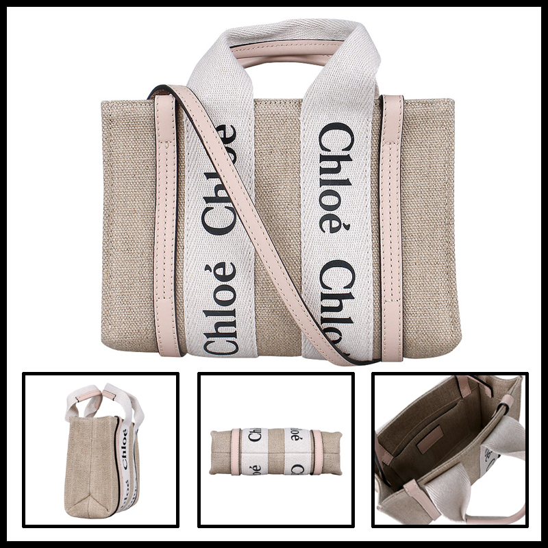 ★送料関税込★Chloe クロエ WOODY ウッディ ミニ トートバッグ