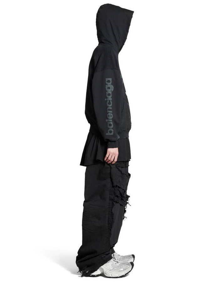 BALENCIAGA】3B STENCIL HOODIE ミディアムフィット (BALENCIAGA