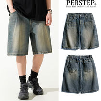 PERSTEP正規品★24SS★Rain Slub Denim Half Pants