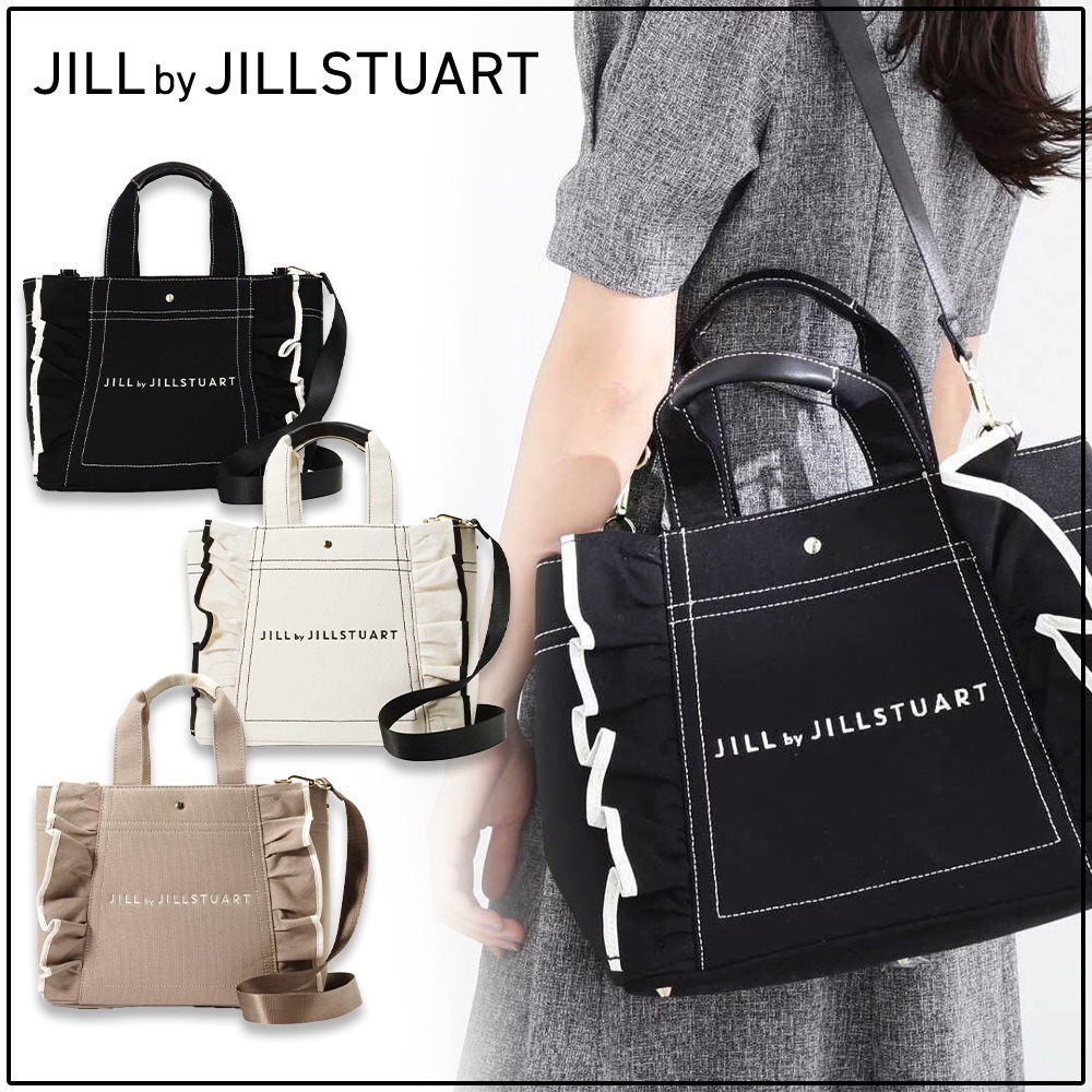 すぐ届く【JILL by JILL STUART】フリルトート 大