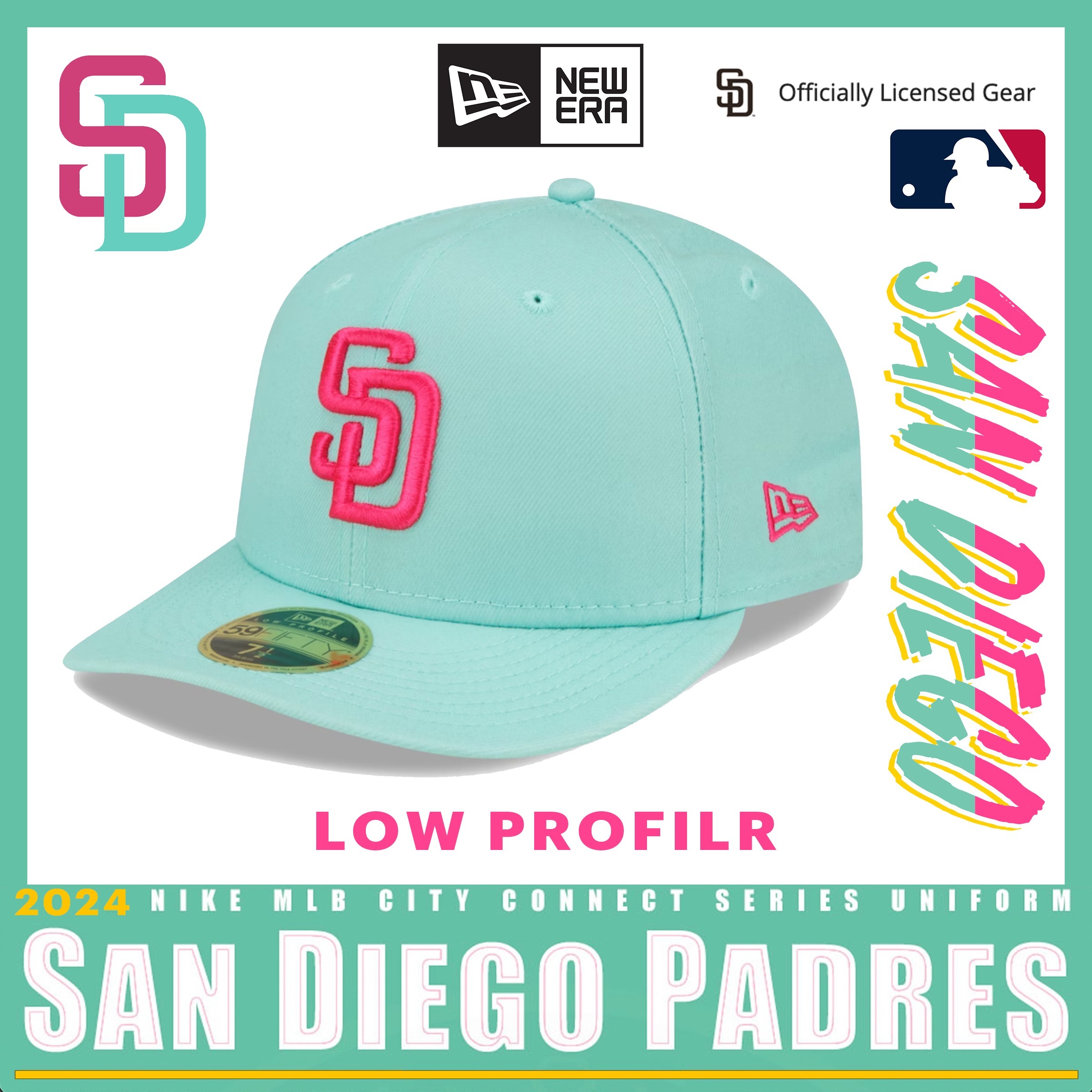 New Era パドレス シティコネクト 59FIFTY LP☆ダルビッシュ☆