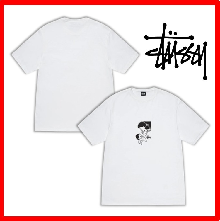 ★韓国の人気★【STUSSY】★NURTURE TEE★Tシャツ★WHITE★