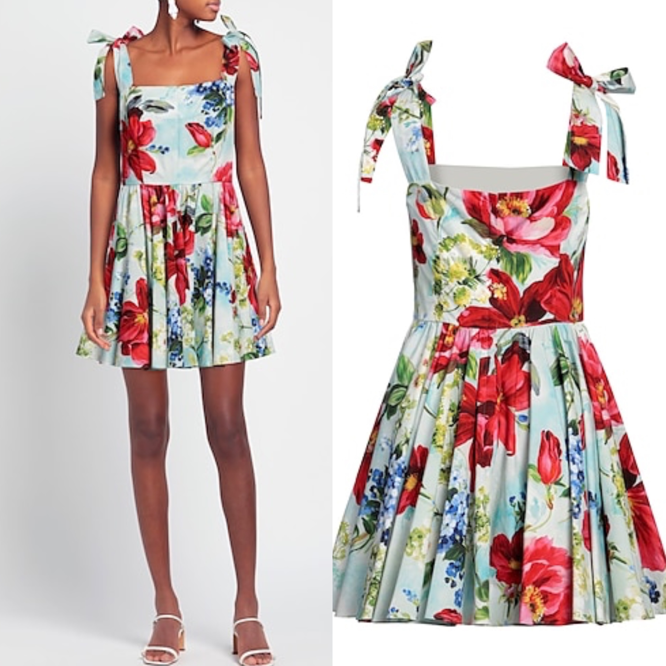 安心国内発送 DOLCE & GABBANA 花柄 ワンピース ドレス