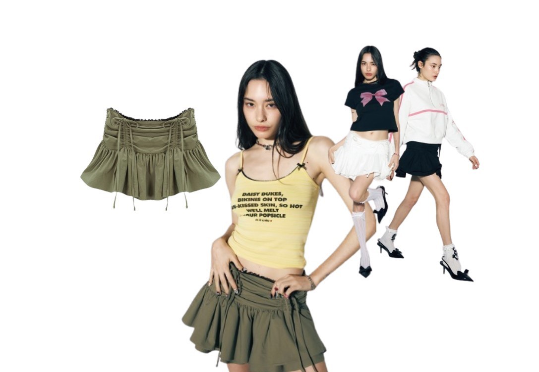 STELLA MCCARTNEY☆ ツートンオーガニックデニムショートパンツ