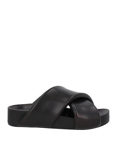 お洒落★JIL SANDER レザー サンダル ミュール パッド入り