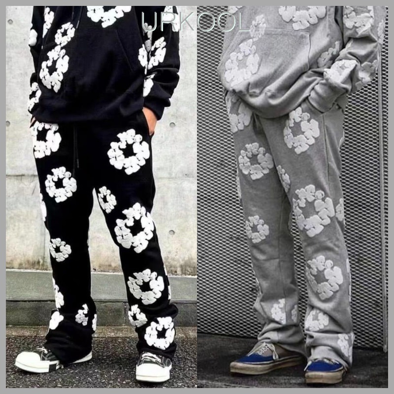 【めっちゃ変わる】 アミリ AMIRI ツイードストレートパンツ パンツ・ボトムス ブラック パンツ