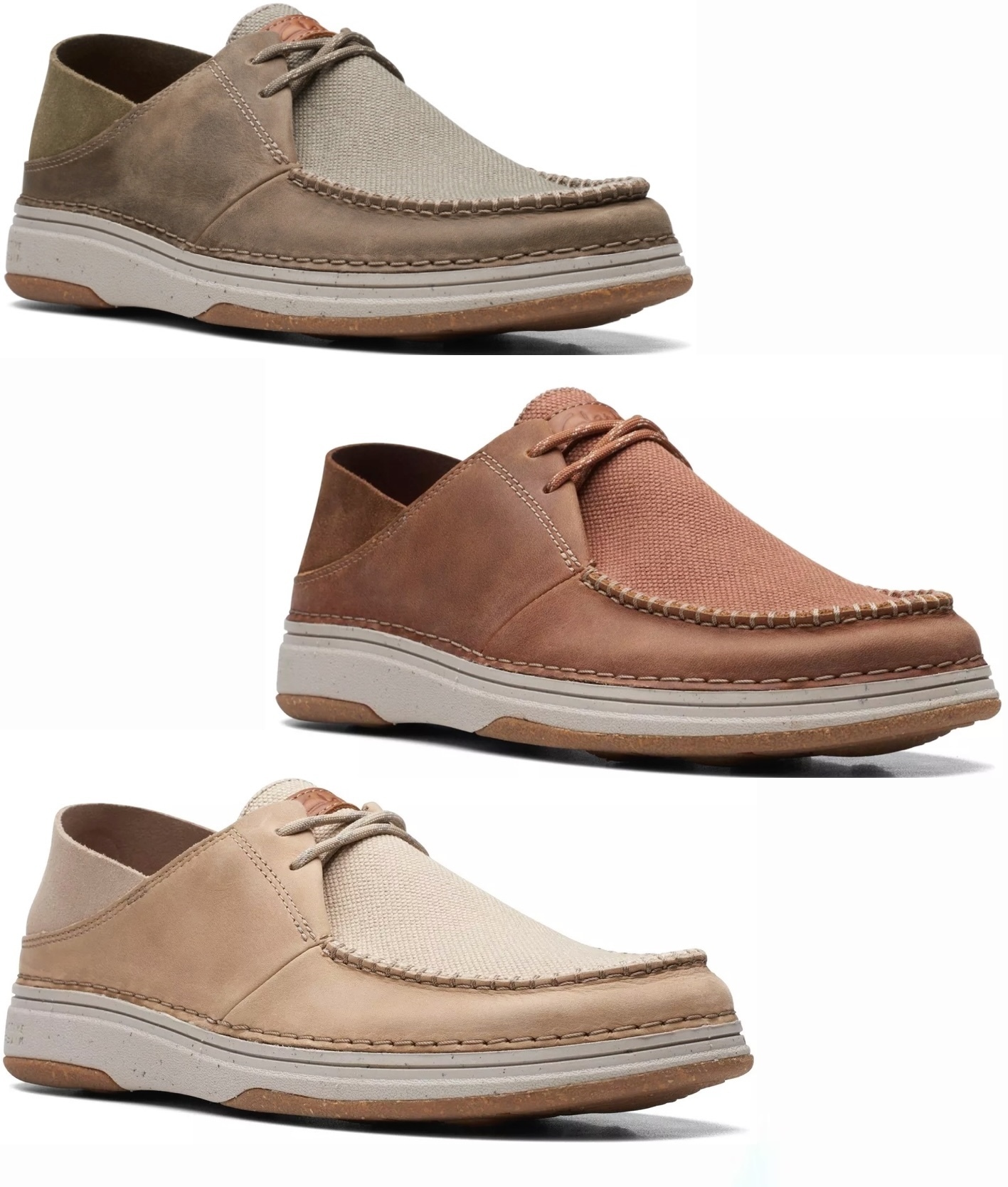 Clarks レザー スニーカー モカシン レザー ビジネス トレック