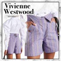 ◆VIVIENNE WESTWOOD 最新作◆W CJ ストライプ ショーツ◆Lilac