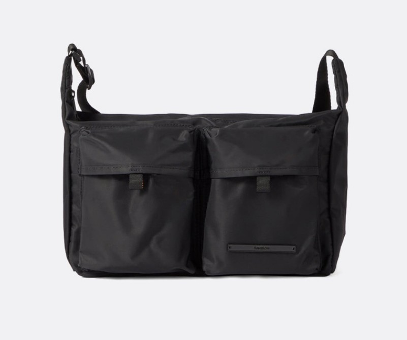 [ロウロー] シティウォーカー クロスバッグ 010 Black