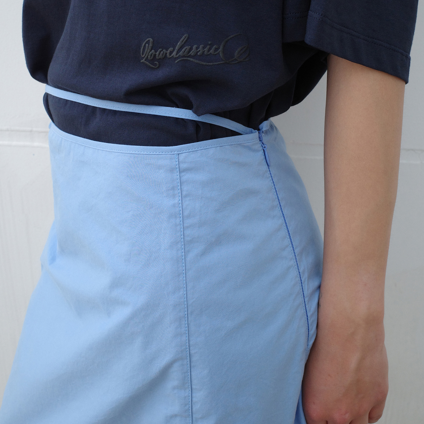 LOW CLASSIC : 24SS / STRING MIDI SKIRT (3COLORS) (LOW
