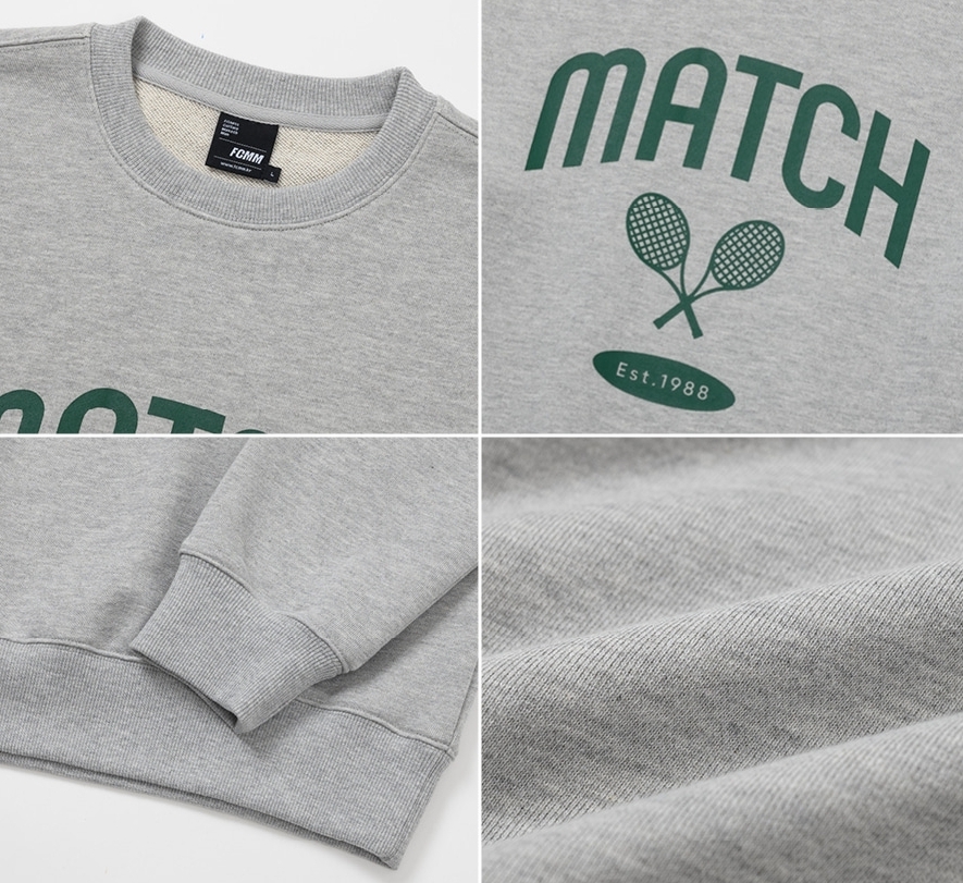 スウェット・トレーナー FCMM TENNIS MATCH SWEATSHIRT 4TR495 FCMM TENNIS MATCH SWEATSHIRT 4TR495 (FCMM/スウェット