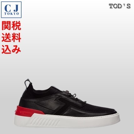 【TOD'S】関税送料込み スニーカー 黒 人気