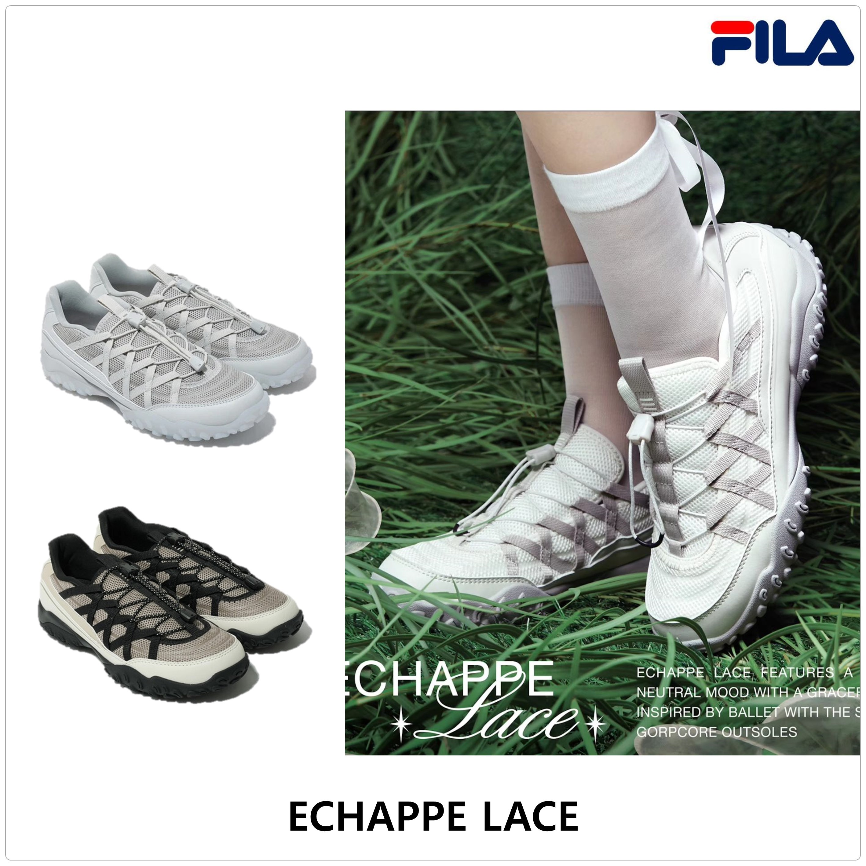 [FILA] ECHAPPE LACE スニーカー ★新作・24SS★人気★