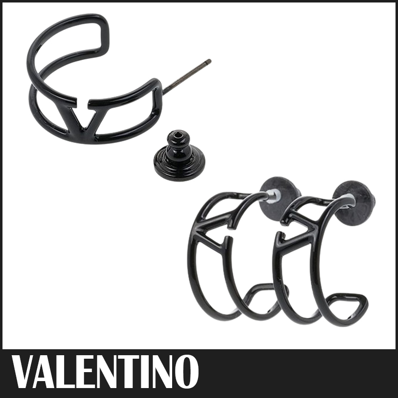 ☆送料関税込☆VALENTINO Vロゴ ピアス 2点セット☆超人気☆