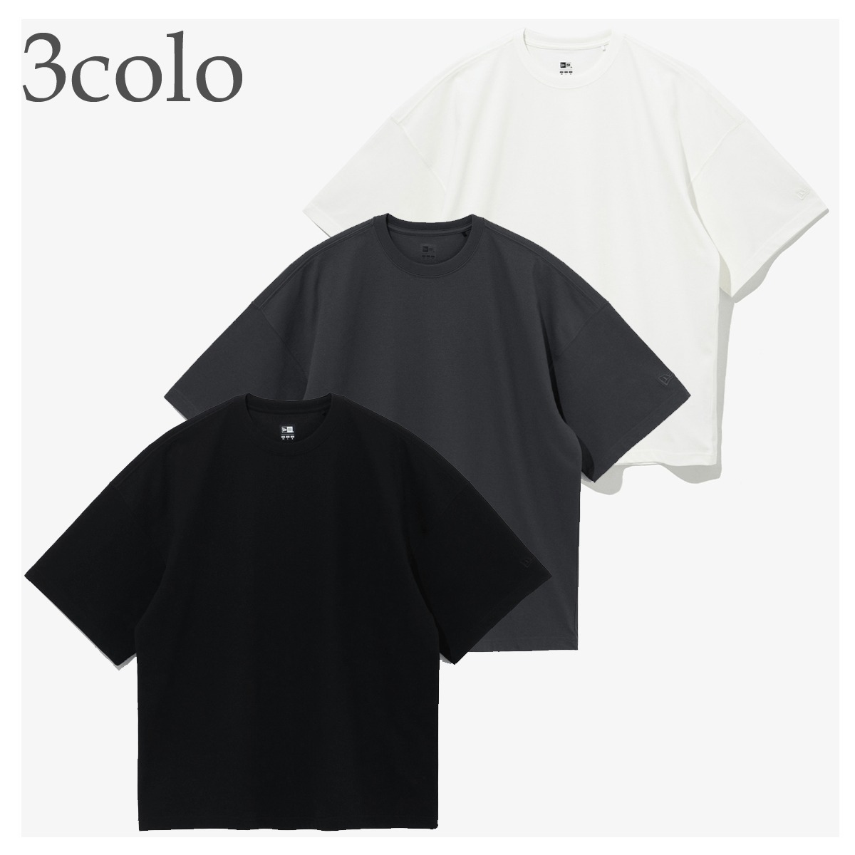 Tシャツ・カットソー NEW ERA Essential Embroidered Overfit T-shirt 4FK896