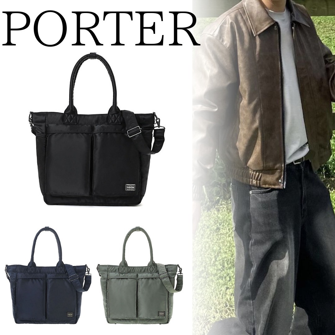 ■PORTER■ポーター TANKER TOTE BAG (L) unisex