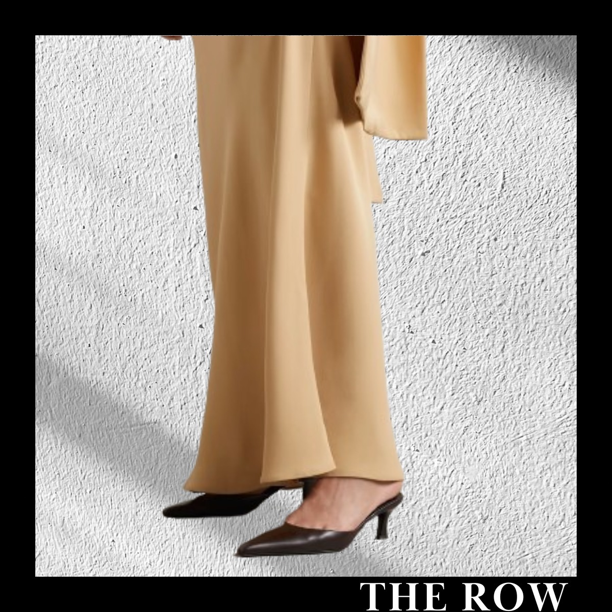 ＊送料・関税込み＊THE ROW レザー ミュール ダークブラウン