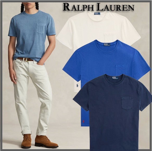 Ralph Lauren☆裾 ポニーロゴ ポケットTシャツ