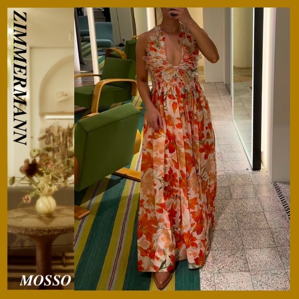 Dolce & Gabbana シルク ストライプ柄 リボンタイ ワンピース Dolce & Gabbana シルク ストライプ柄 リボンタイ ワンピース