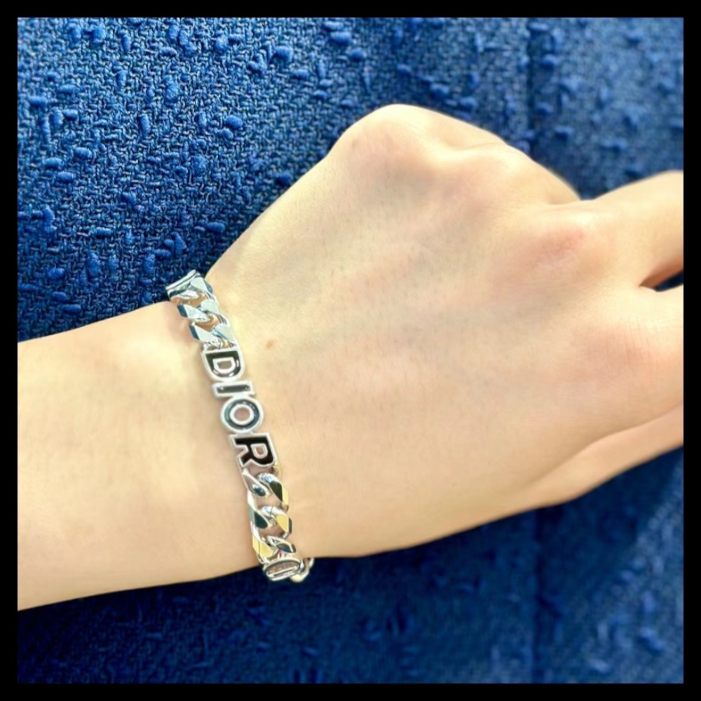 【24-25AW】Dior★Dior Italic チェーンリンク ブレスレット