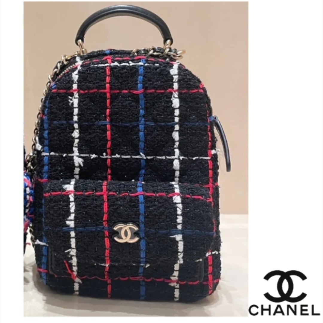 《キュート♪ツイード》 CHANEL バックパック