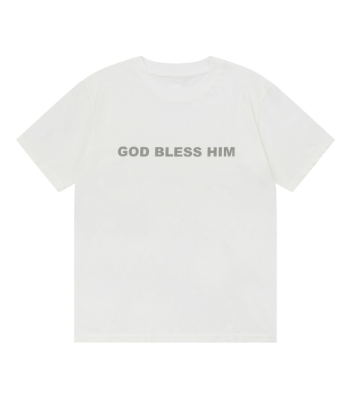【CHANCECHANCE】24SS GOD BLESS HIM T-SHIRT