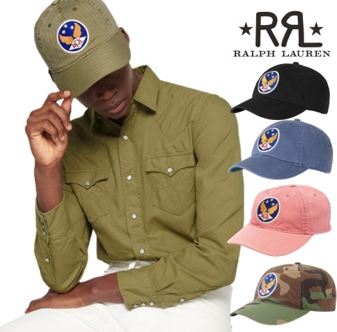 RRL RALPH LAREN Garment-Dyed Twill ボールキャップ ★5色 人気