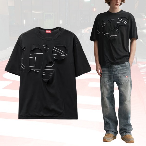 【DIESEL】関税込●T-STRAPOVAL Tシャツ